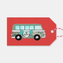 Hippie Camper Van Love Coeur Amusant Romantique