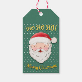 Étiquettes-cadeau Ho Ho Ho Merry Christmas Santa