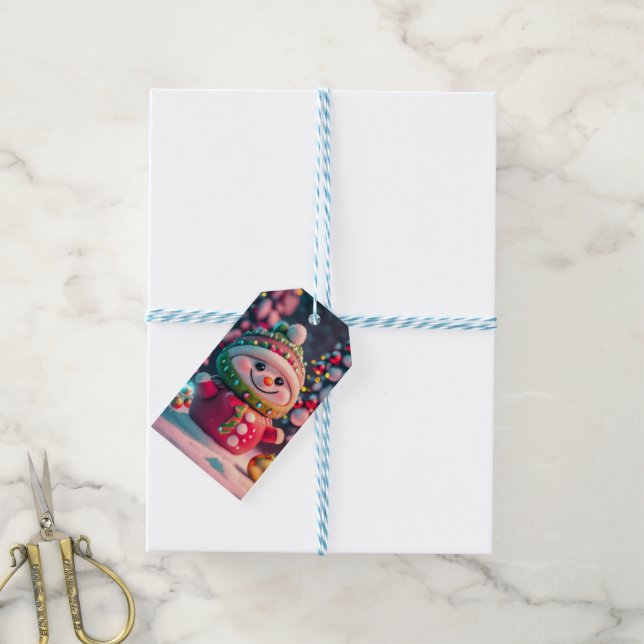 Étiquettes-cadeau Holiday Cheer (Avec de laficelle)