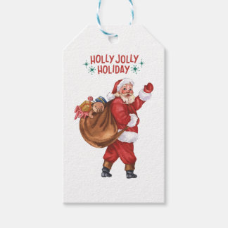 Étiquettes-cadeau Holly Jolly Christmas