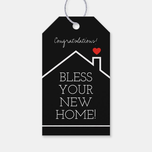 Étiquettes-cadeau Home Sweet Home Realtor Félicitations (Devant)