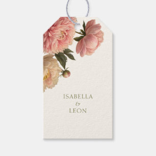 Étiquettes-cadeau Hors blanc   Mariage Mariage Rose chic