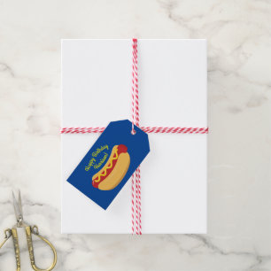 Étiquettes-cadeau Hot Dog Anniversaire de enfant Party Cuire mignonn