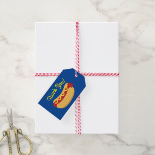 Étiquettes-cadeau Hot Dog Anniversaire de enfant Party Cuire mignonn