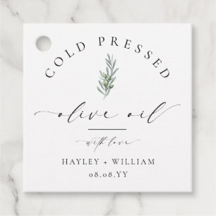 Étiquettes Cadeau Huile d'olive Ellesmere