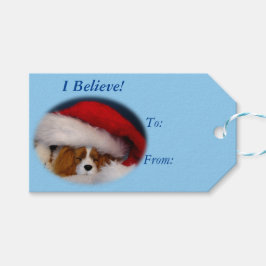 Étiquettes-cadeau "I Believe" Balises cadeaux Blenheim Cavalier