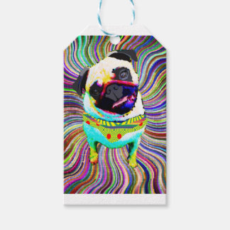 Étiquettes-cadeau I love PUG