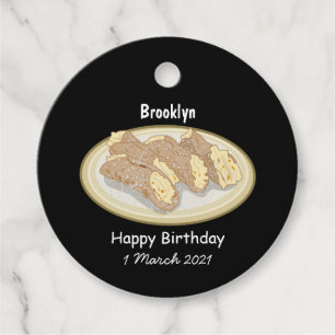 Étiquettes Cadeau Illustration de Cannoli