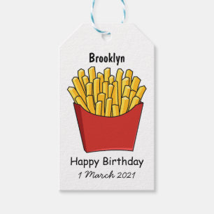 Étiquettes-cadeau Illustration de frites