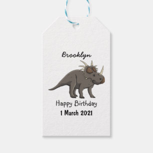 Étiquettes-cadeau Illustration de Styracosaurus