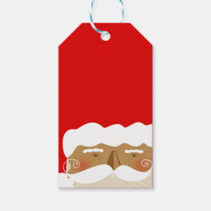 Étiquettes-cadeau Illustration du Père Noël