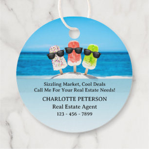 Étiquettes Cadeau Immobilier Summer Pop By