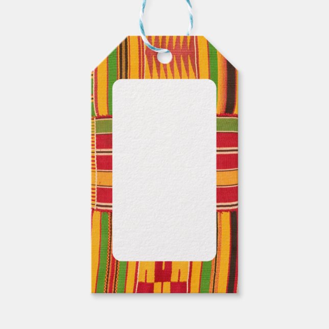 Étiquettes-cadeau Imprimerie africaine (Devant)