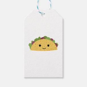 Étiquettes-cadeau Incroyable Mignon Dessin Animé Kawaii Taco Sourian