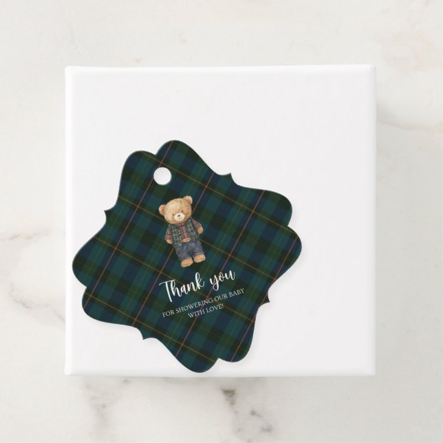 Étiquettes Cadeau Inspired Baby Shower (En situation)