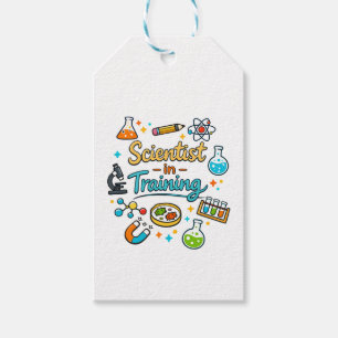 Étiquettes-cadeau Invitation Jeune Scientifique en Formation
