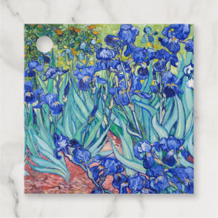 Étiquettes Cadeau Irises Vincent van Gogh