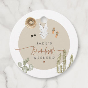 Étiquettes Cadeau JADE Boho Desert Cactus Scottsdale Avant le Voile