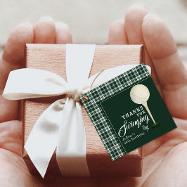 Étiquettes Cadeau Jalon de golf masculin Anniversaire Merci de fête