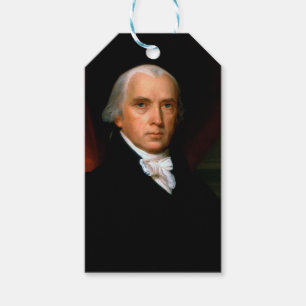 Étiquettes-cadeau James Madison 4e Président des États-Unis