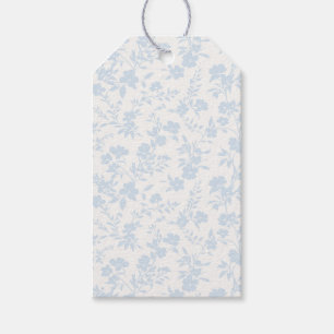 Étiquettes-cadeau Jardin Botanique Bleu Poudre - Neutre
