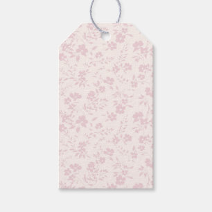 Étiquettes-cadeau Jardin Botanique Rose Pâle - Neutre