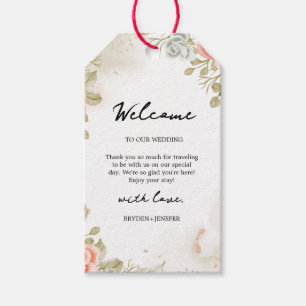Étiquettes-cadeau Jardin d'été Floral Mariage