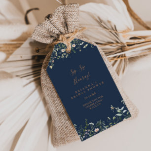 Étiquettes-cadeau Jardin Fleur Sauvage Sip Sip Hourra Enterrement de