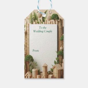 Étiquettes-cadeau Jardins et bâtiments écologiques en Harmonie