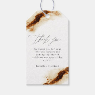 Étiquettes-cadeau JAYLA   Boho Terracotta brûlé Orange Rust Favorise