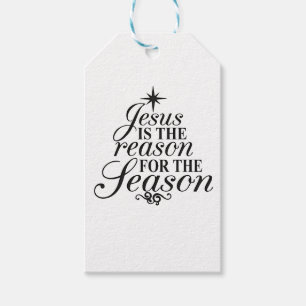 Étiquettes-cadeau Jésus Est La Raison Pour La Saison Noël