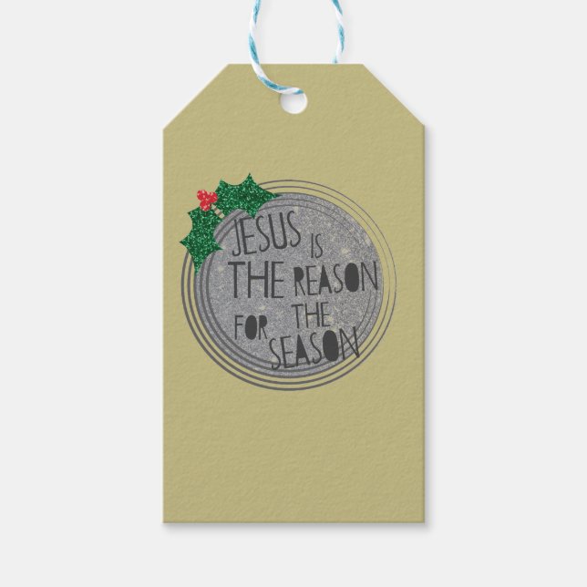 Étiquettes-cadeau Jésus meilleur cadeau jamais (Devant)