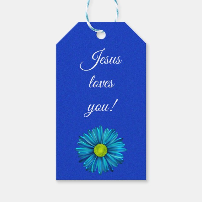 Étiquettes-cadeau Jésus t'aime ! (Devant)