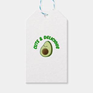 Étiquettes-cadeau Joli et délicieux avocat