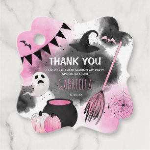 Étiquettes Cadeau Joli Spooktacular Halloween Anniversaire Remerciem