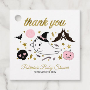 Étiquettes Cadeau Jolie Fête de Bébé Halloween Fantôme Mignon