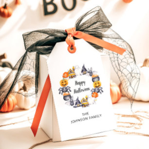 Étiquettes-cadeau Jolie fête d'Halloween