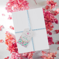 Jolie rose rose florale ruban doré Baby shower