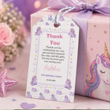 Jolies Filles Licornes Magiques Violettes 5ème Ann