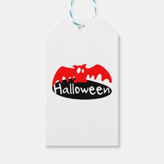 Étiquettes-cadeau Jour d'Halloween (Devant)