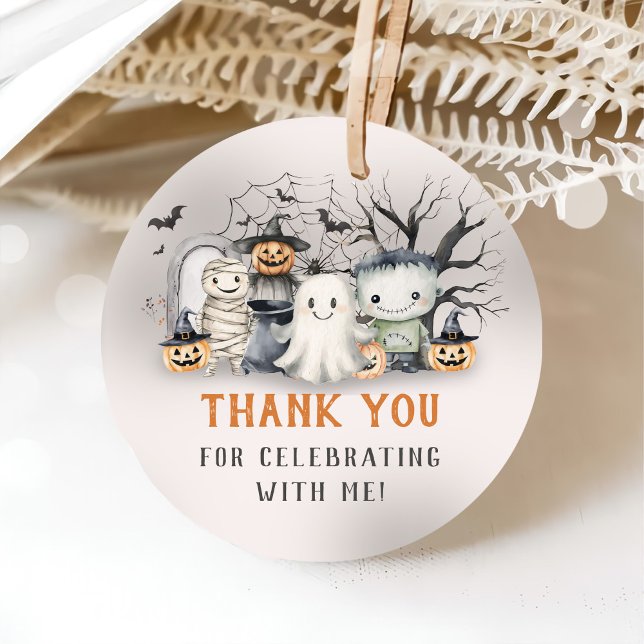 Étiquettes Cadeau Jour d'Halloween Spooktacular pour les enfants (Créateur téléchargé)
