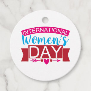 Étiquettes Cadeau Journée internationale de la femme
