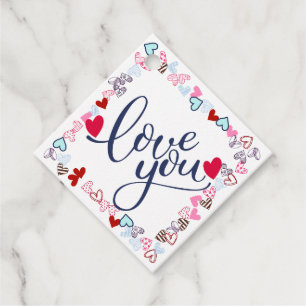 Étiquettes Cadeau Joyeuse Saint-Valentin