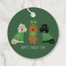 Joyeux Chiens Goldendoodle Jour de la Saint Patric