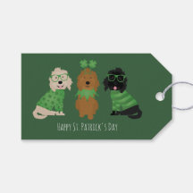 Joyeux Chiens Goldendoodle Jour de la Saint Patric