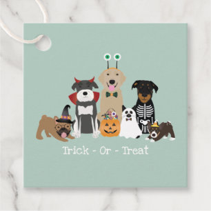 Étiquettes Cadeau Joyeux Costumes Éffrayants Pour Animaux De Compagn