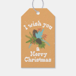 Étiquettes-cadeau Joyeux Décor de Noël