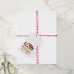 Étiquettes-cadeau Joyeux Dîner de Jambon de Pâques en tranches