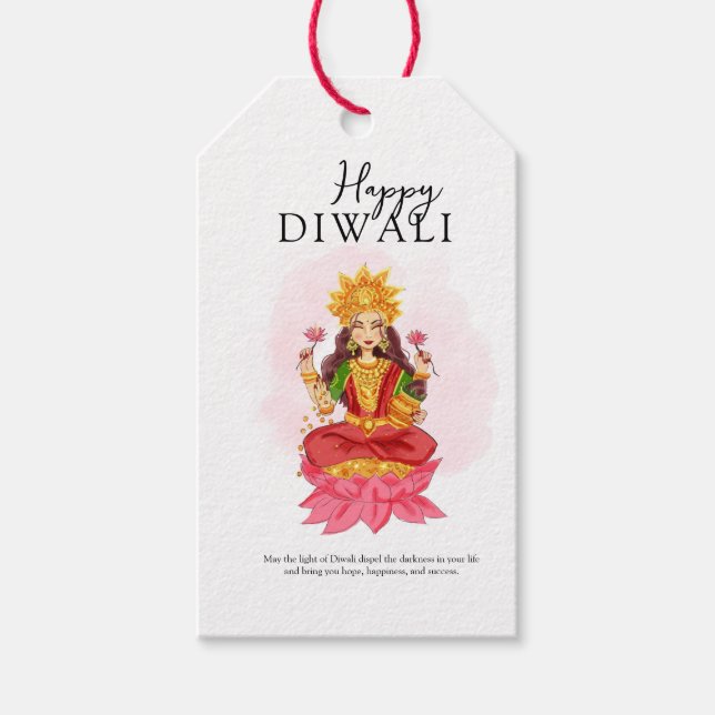 Étiquettes-cadeau Joyeux diwali (Devant)