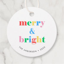 Joyeux et brillant couleur typographie cadeau de N